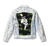 Skull Dagger Painted Denim Jacket