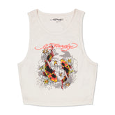 Koi Fish Rib Knit Tank