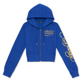 Tiger Lotus Cropped Hoodie