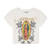 Rhinestone Mary Baby Tee