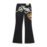 Tiger Head Slim Flare Jean